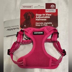 Voyager Bright Pink Step-In Flex Adjustable Harness (XS)